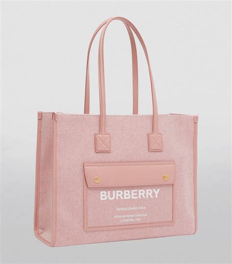 burberry pink tote bag|burberry canvas tote bag.